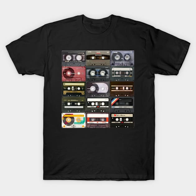 Mix Tape T-Shirt by David Hurd Designs